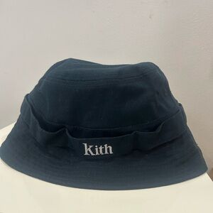 Kids Kith bucket hat navy blue